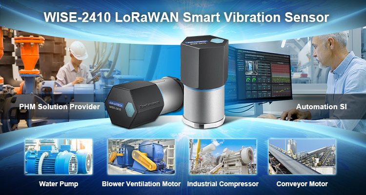 WISE 2410 LoRaWAN Smart Vibration Sensor