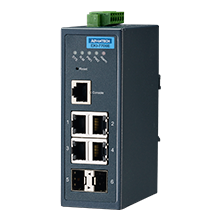 EKI-7706E-2FI Fast Ethernet L2 Managed Switch