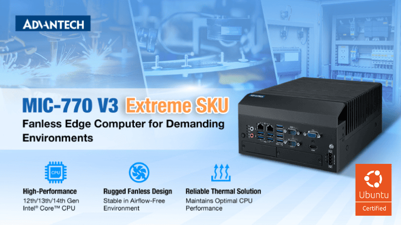 Advantech MIC-770 V3W Ubuntu 24.04 LTS – Platform Edge AIoT Bersertifikasi | Eforel